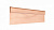 Финишная планка AQUASYSTEM (АКВАСИСТЕМ), Cu 0.45 мм, 2000 мм