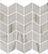 Керамическая плитка KERAMA MARAZZI Декор Ифран мозаичный серый светлый глянцевый обрезной 30x31,2x0,9