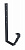 Крюк длинный Grand Line Vortex Lite PE RAL 7024 мокрый асфальт