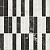 Керамическая плитка KERAMA MARAZZI Декор Тубкаль мозаичный микс чёрный белый глянцевый обрезной 30x30x0,9