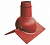 Коньковый элемент Pipe-Cone Krovent (Кровент), красный