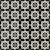 Керамический гранит KERAMA MARAZZI Декор Фреджио 1 черно-белый 20x20x0,8