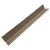 Угловой профиль Zebrano CM Decking, 2000x50x50 мм, коричневый