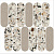 Керамический гранит KERAMA MARAZZI Декор Бричиола 2 наборный 30x32x0,9
