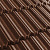 Композитная черепица Метротайл (Metrotile) серия MetroClassic, цвет бургундия, 1330х410 мм