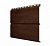 Металлический сайдинг Гранд Лайн / Grand Line профиль ЭкоБрус, Print elite 0.45, цвет Choco Wood (Шо