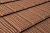 Композитная черепица Метротайл (Metrotile) серия I-Shake, цвет терракот, 1340х430 мм