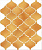 Керамическая плитка KERAMA MARAZZI Арабески Майолика желтый глянцевый 26x30x0,7