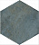Керамический гранит KERAMA MARAZZI Гроссето синий матовый 20x23,1x0,7