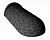 Торцевой конек Gerard 205 (пластик), 425х205х100 мм, dark silver (481)