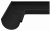 Угол желоба внутренний Grand Line 90 гр 125 мм Matte PU RAL 9005
