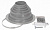 Roofseal - 3 комплект уплотнитель Ø 110-200 мм Vilpe (Вилпе) серый