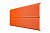 Металлический сайдинг Металл Профиль L брус XL Волна, 0.45 PE, RAL 2004 чистый оранжевый
