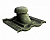 Вентиляционный выход Gerard G110 (пластик), forest green (131)
