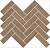 Керамический гранит KERAMA MARAZZI Декор Монтиони мозаичный коричневый матовый 34x35,5x0,9