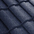 Композитная черепица Метротайл (Metrotile) серия MetroRoman, цвет темно-синий, 1280х410 мм