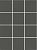 Керамический гранит KERAMA MARAZZI Агуста серый темный матовый 30x40x0,7 из 12 частей 9,8х9,8