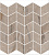 Керамическая плитка KERAMA MARAZZI Декор Ифран мозаичный бежевый светлый глянцевый обрезной 30x31,2x0,9