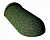 Торцевой конек Gerard 205 (пластик), 425х205х100 мм, sage (271)