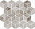 Керамическая плитка KERAMA MARAZZI Декор Джардини бежевый светлый мозаичный глянцевый 45x37,5x1