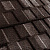 Композитная черепица Метротайл (Metrotile) серия MetroViksen, цвет Коричневый, 1330х410 мм