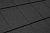 Композитная черепица Метротайл (Metrotile) серия I-Panel, цвет черный, 1340х430 мм