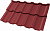 Металлочерепица Гранд Лайн / Grand Line, коллекция Kvinta uno (модульная), 0,5 Satin Zn 140, цвет RAL 3011 (красно-коричневый) 