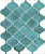 Керамическая плитка KERAMA MARAZZI Арабески Майолика бирюза глянцевый 26x30x0,7