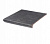 Фронтальная клинкерная ступень с капиносом Paradyz Viano Antracite, 330*299*11 мм