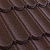 Композитная черепица Метротайл (Metrotile) серия MetroBond, цвет коричневый, 1330х410 мм