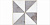 Керамический гранит KERAMA MARAZZI Вставка Амальфи орнамент коричневый  9,8x9,8x0,7