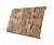Металлический сайдинг Гранд Лайн / Grand Line профиль Вертикаль, Print elite 0.45, цвет Sand Stone (
