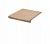 Фронтальная клинкерная ступень с капиносом Paradyz Mattone Sabbia Beige , 330*300*11 мм