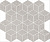 Керамическая плитка KERAMA MARAZZI Декор Риккарди мозаичный серый светлый матовый 45x37,5x1