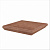 Керамический гранит KERAMA MARAZZI Ступень угловая Хадду красный матовый 34x34x0,8