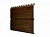 Металлический сайдинг Гранд Лайн / Grand Line профиль ЭкоБрус, Print elite 0.45, цвет Antique Wood (