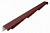 Планка торцевая Luxard (Люксард) правая, 1250 мм цвет мокко