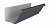 Желоб прямоугольный Grand Line Vortex Lite 130мм 3м PE RALRAL 7024 мокрый асфальт