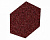 Заглушка Gerard для треугольного конька, 165 мм, burgundy (151)