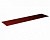 Плоский лист Gerard 2000x450 мм, burgundy (151)