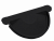 Заглушка торцевая универсальная 125 мм Matte PU RAL 9005