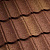 Композитная черепица Метротайл (Metrotile) серия MetroBond, цвет цедар-браун, 1330х410 мм