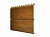 Металлический сайдинг Гранд Лайн / Grand Line профиль ЭкоБрус, Print elite dp 0.45, цвет Golden Wood