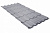 Металлочерепица Гранд Лайн / Grand Line, коллекция Kvinta plus, 0,5 Satin Zn 140, цвет RAL 9006 (светлый алюминий) 