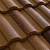 Композитная черепица Метротайл (Metrotile) серия MetroRoman, цвет цедар-браун, 1280х410 мм