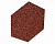 Заглушка Gerard для треугольного конька, 165 мм, redwood (161)