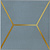 Керамическая плитка KERAMA MARAZZI Декор Витраж голубой глянцевый 15x15x0,69