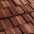 Композитная черепица Метротайл (Metrotile) серия MetroViksen, цвет терракот, 1330х410 мм
