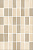 Керамическая плитка KERAMA MARAZZI Декор Летний сад бежевый мозаичный глянцевый 20x30x0,69
