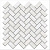 Керамическая плитка KERAMA MARAZZI Декор Контарини белый мозаичный глянцевый 31,5x30x0,9